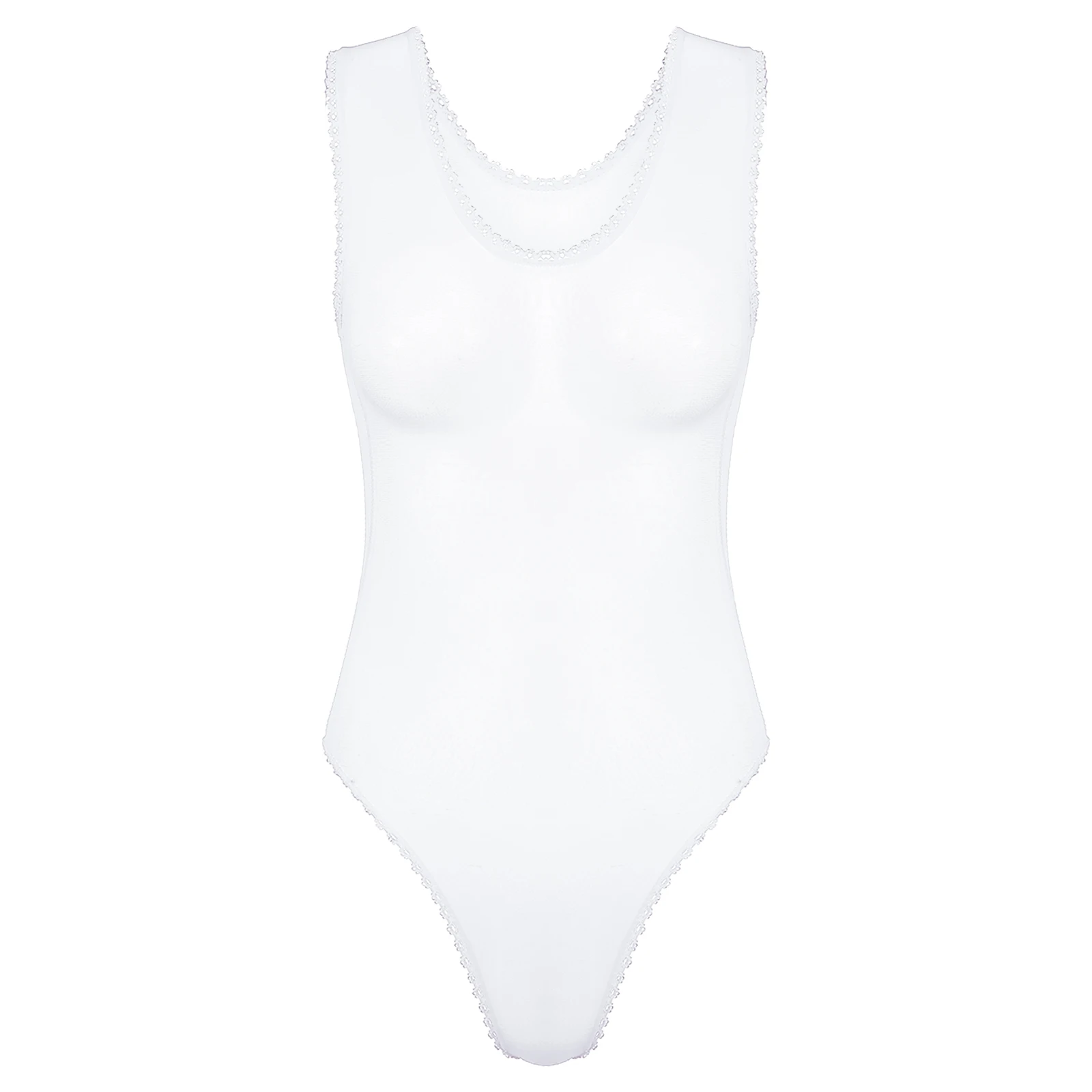 One Piece Sexy See-through Transparent Swimwear - Image 9